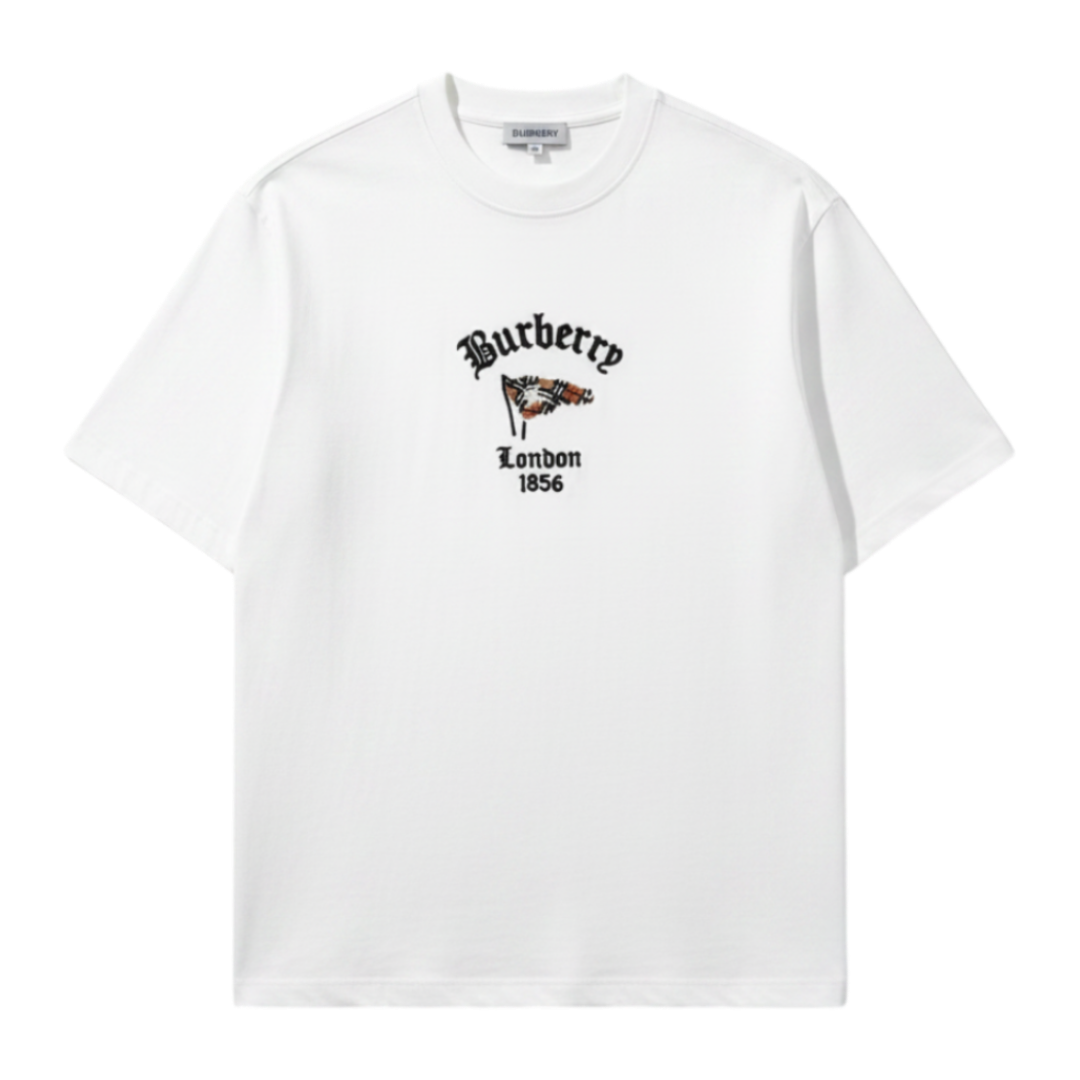 Embroidered Logo Cotton T-Shirt