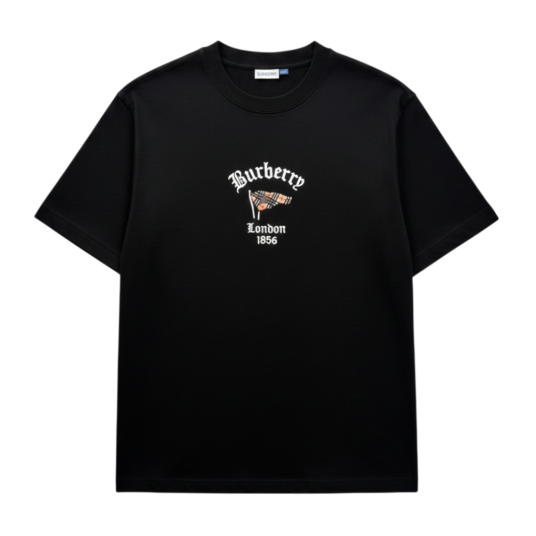 Embroidered Logo Cotton T-Shirt
