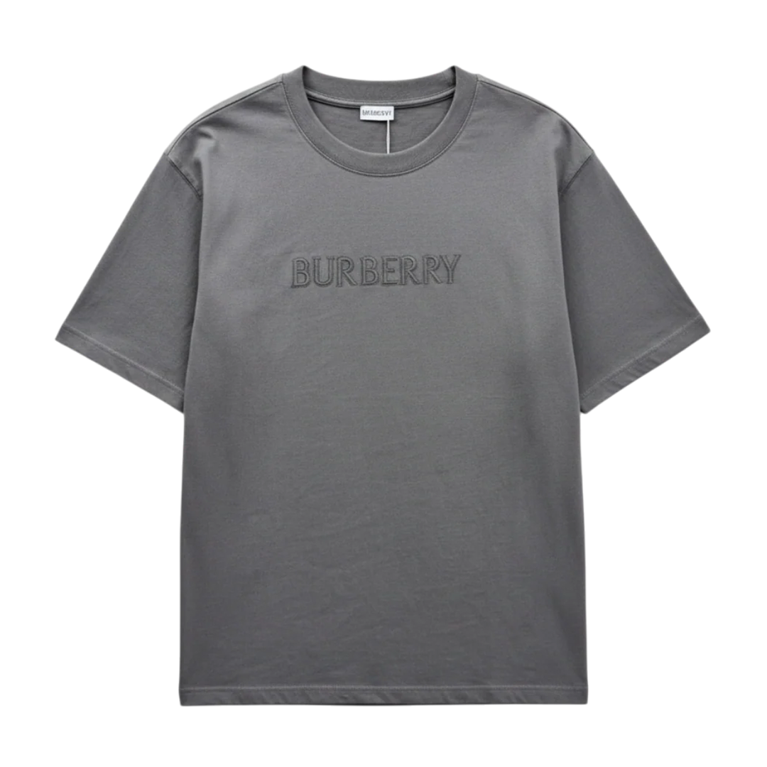 Embroidered Logo Cotton T-Shirt