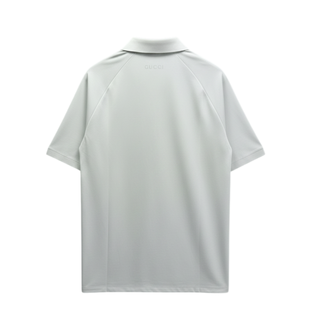 Rose Jacquard Cotton Polo Shirt