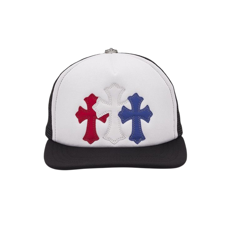 Multi Color Cross Patch Trucker Hat