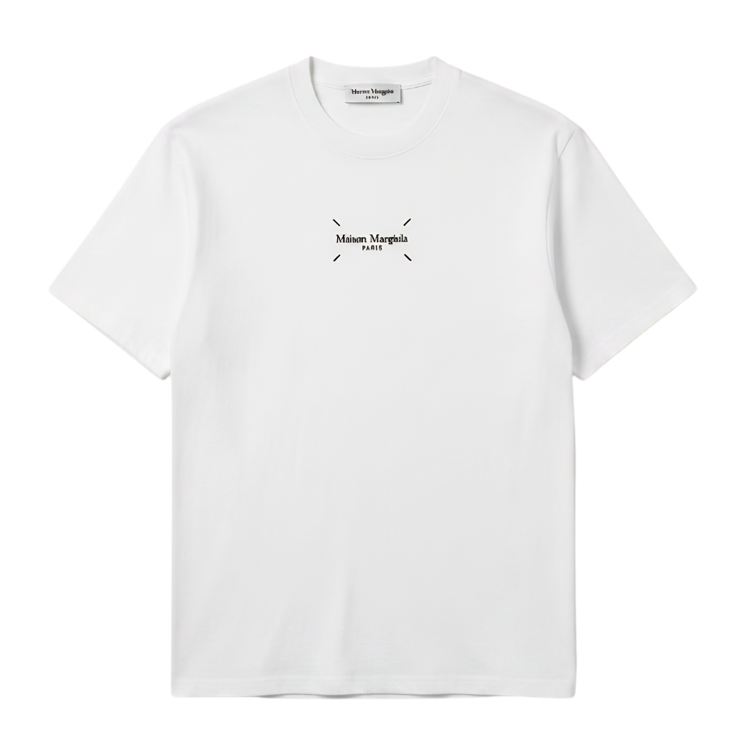 heavyweight embroidered crewneck T-shirt