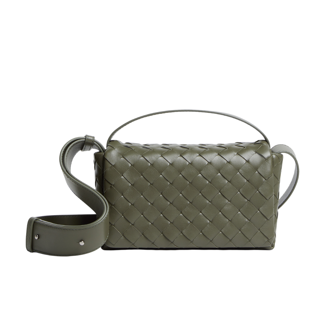 Mini Intrecciato Flap Bag