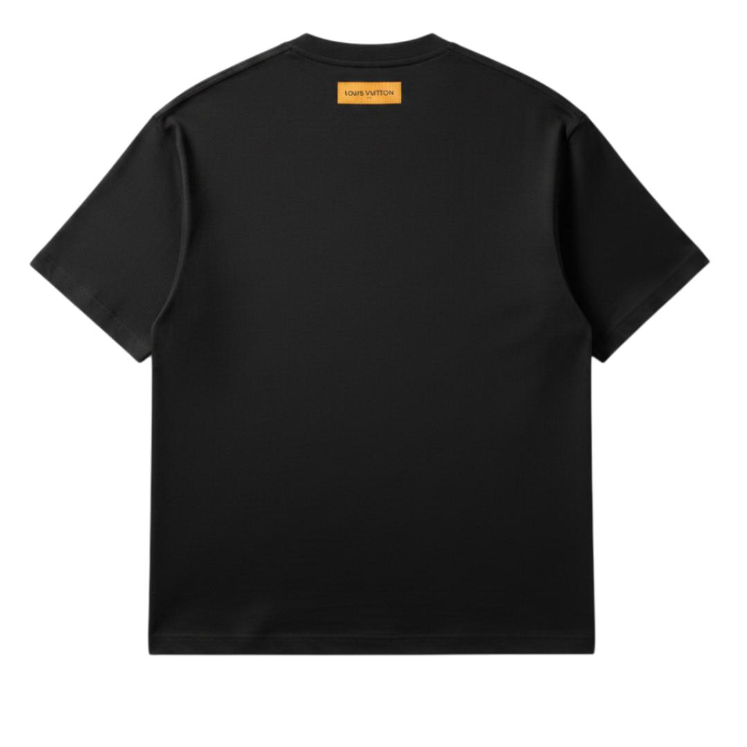 lv logo printed lettering T-shirt