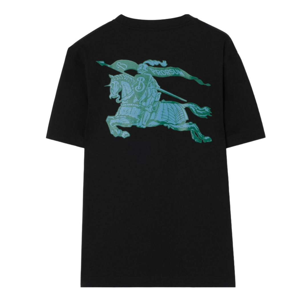 Heritage Logo Cotton T-shirt Black