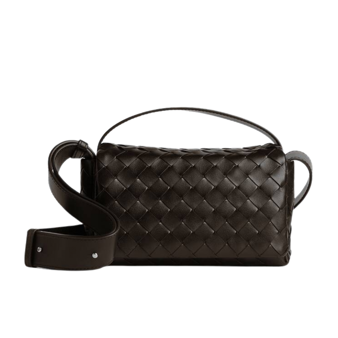 Mini Intrecciato Flap Bag