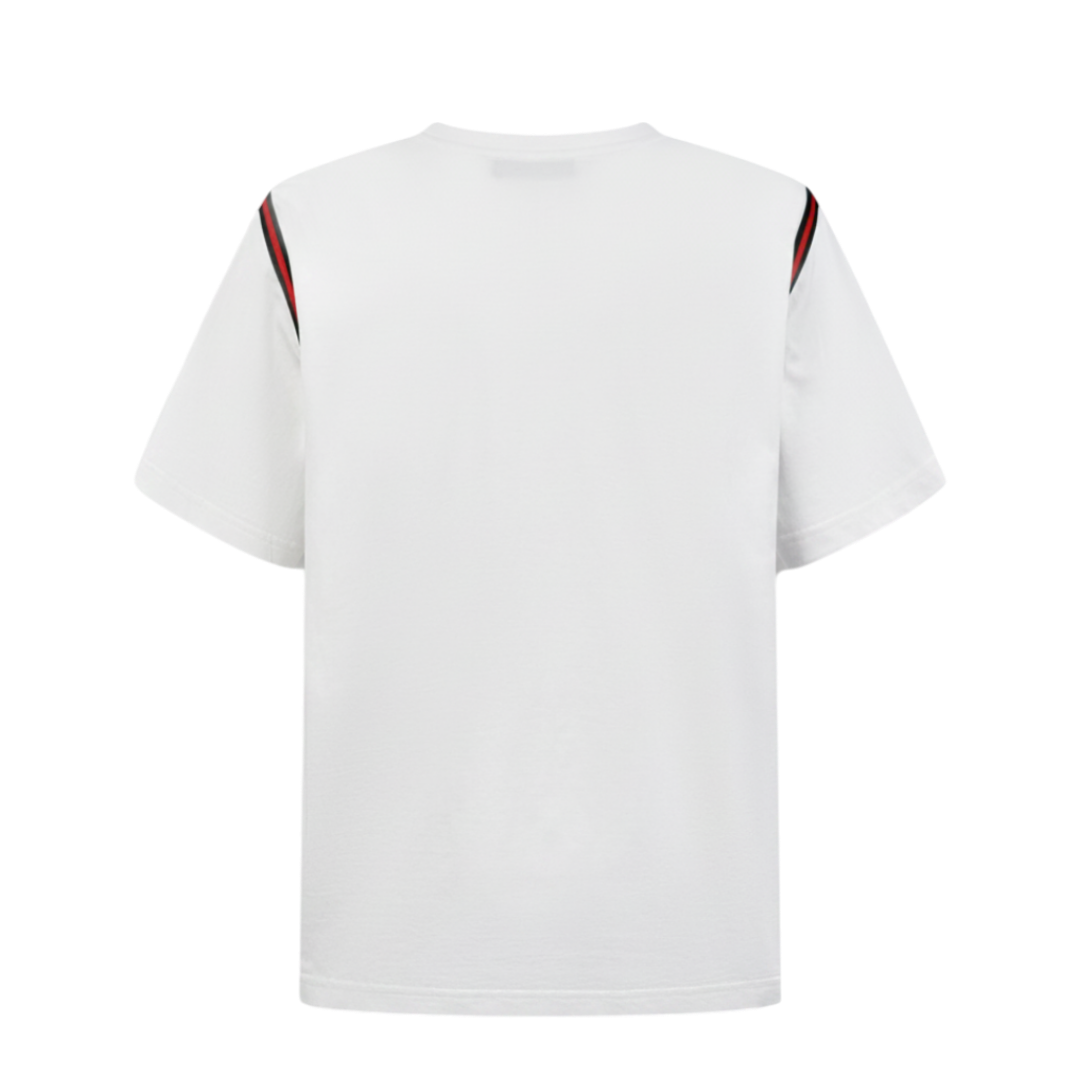 logo-embroidered cotton T-shirt