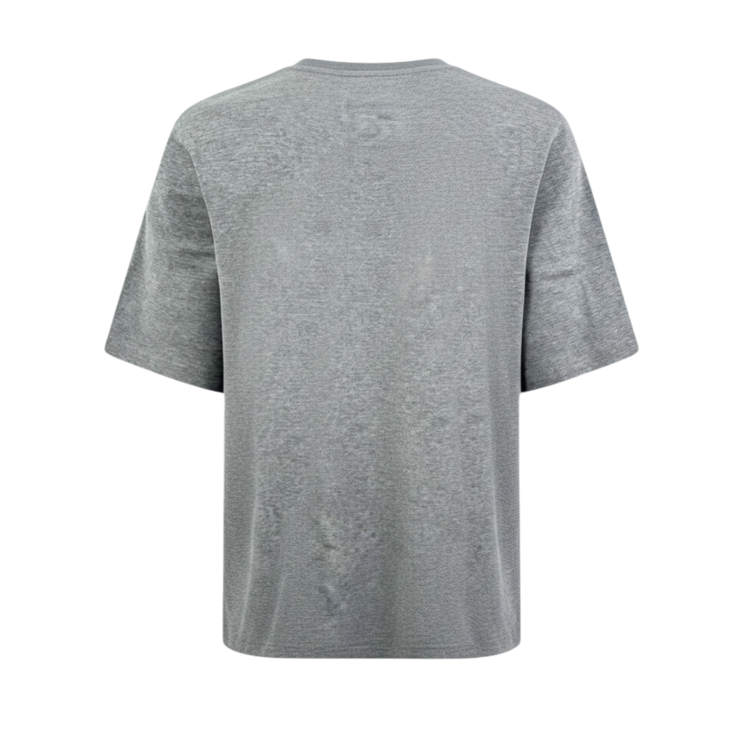 "H'Cheval" t-shirt with leather detail