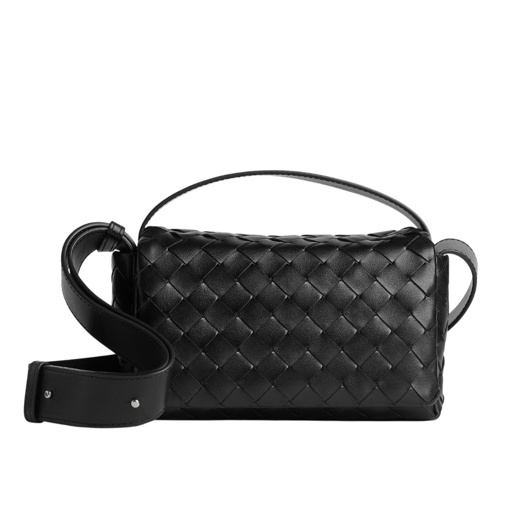 Mini Intrecciato Flap Bag