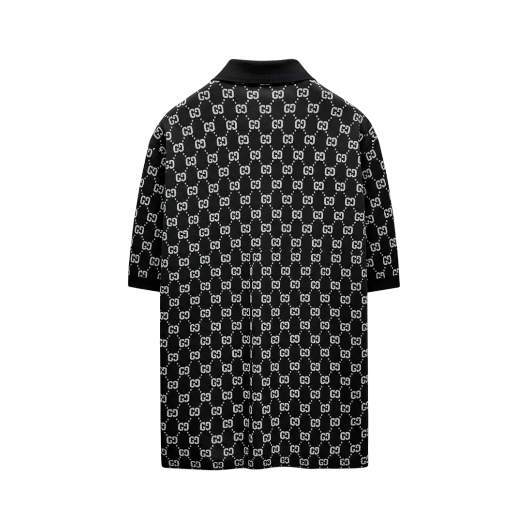Gucci GG Cotton Wool Polo Shirt