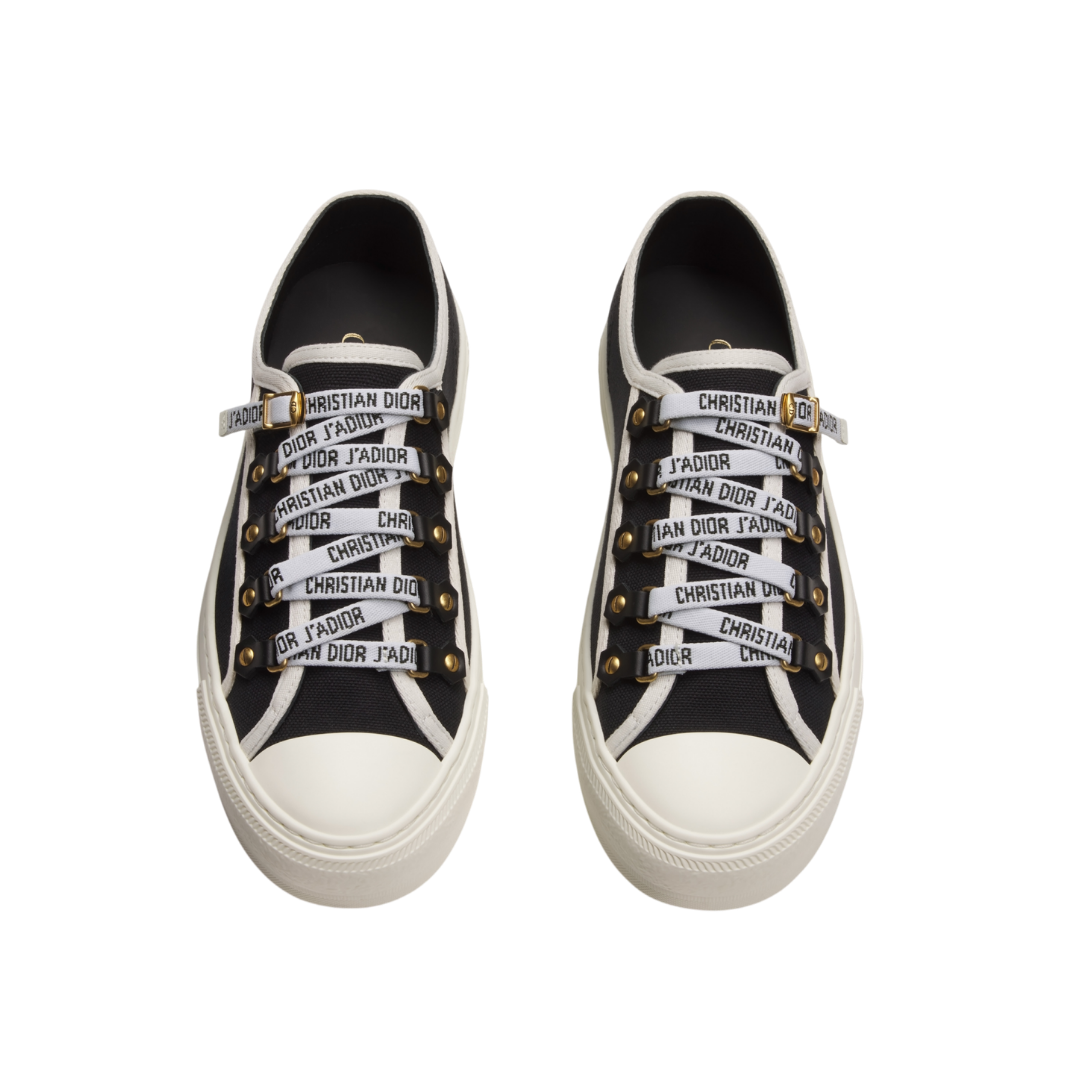 Walk 'n' Dior sneakers Black cotton canvas