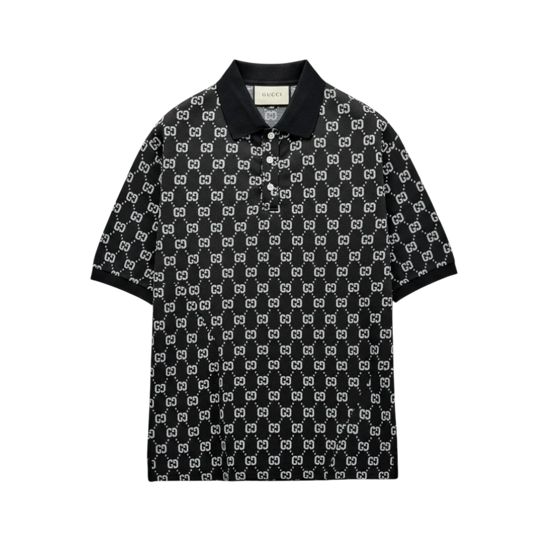 Gucci GG Cotton Wool Polo Shirt