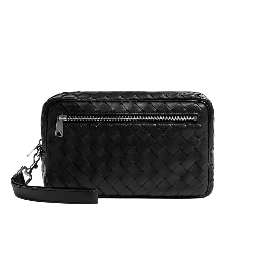 Intrecciato Wrist Strap Pouch