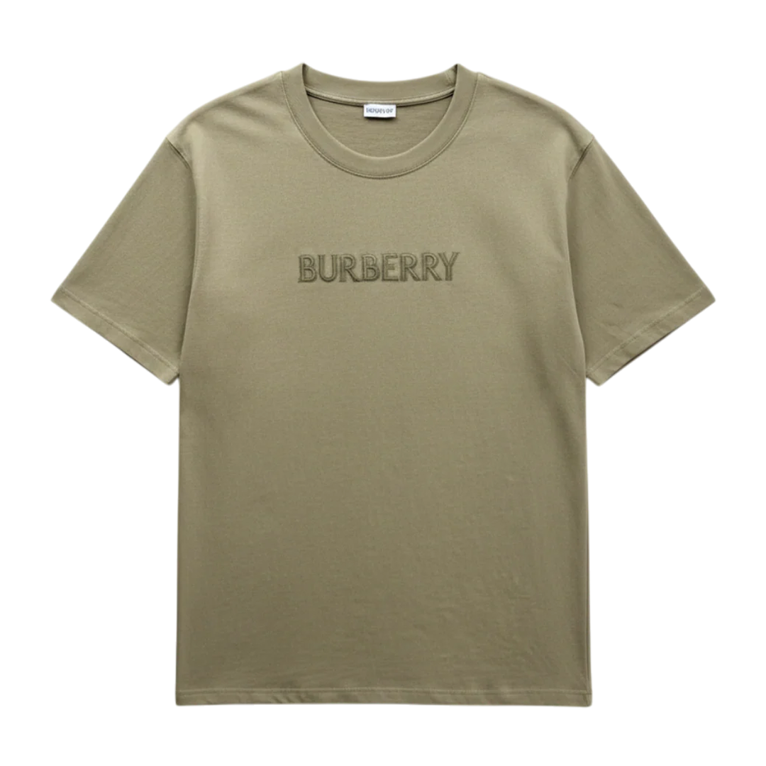 Embroidered Logo Cotton T-Shirt