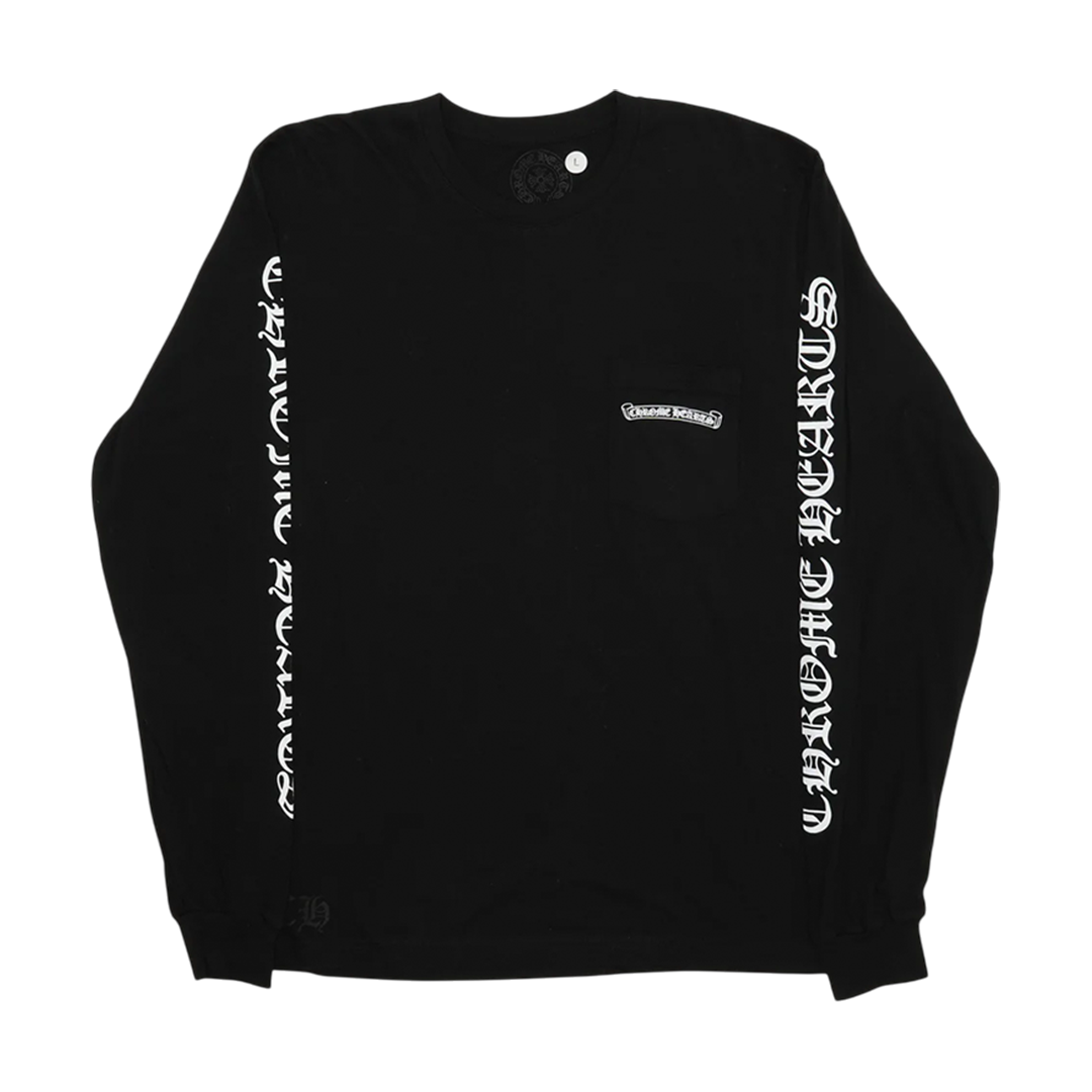 Scroll Logo LS Pocket T-shirt