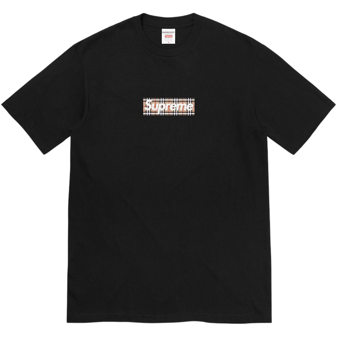 Supreme x Burberry Box Logo Tee