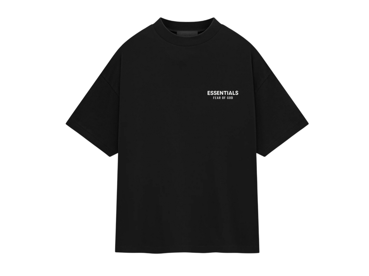 Essentials Jersey Crewneck T-Shirt Heather Black (FW24)