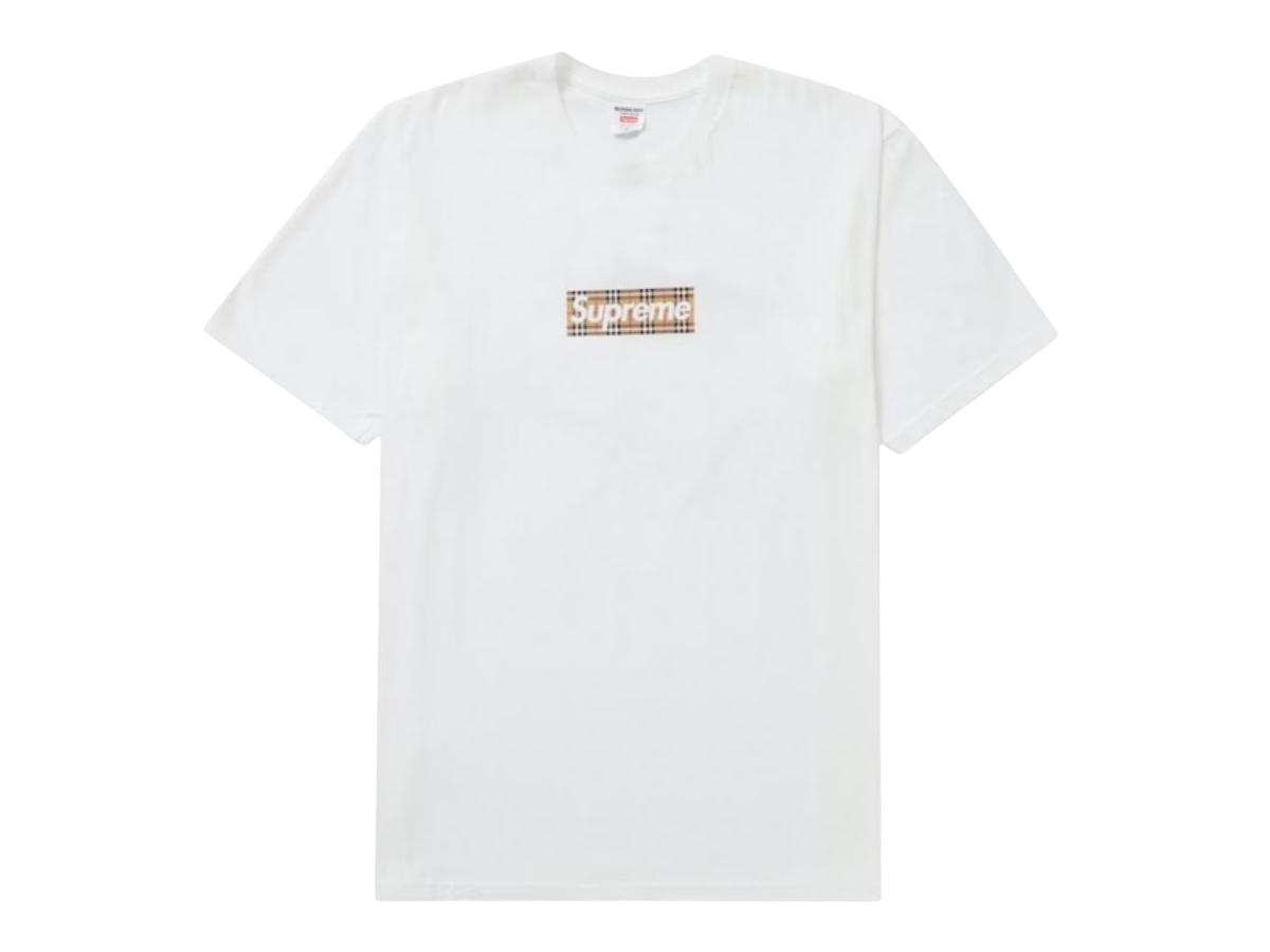 Supreme X Burberry Box Logo Tee