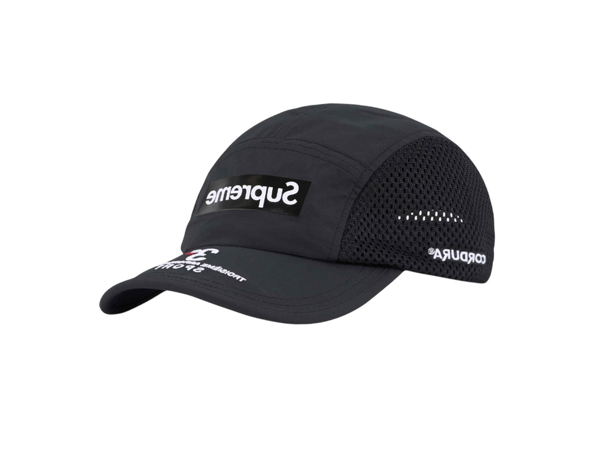 Mesh Side Panel Camp Cap Black