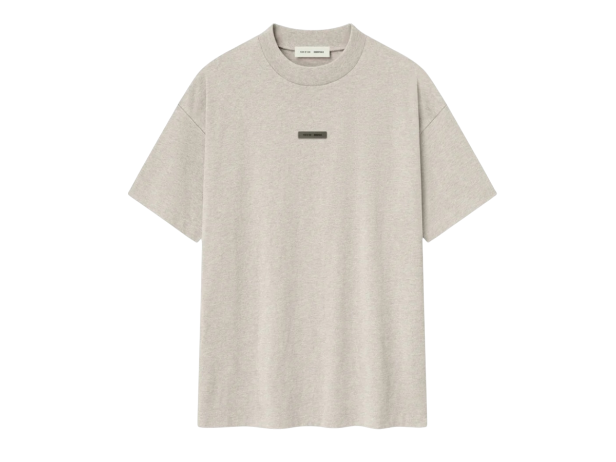 Essentials Classic Tee Heather Stone (SS25)