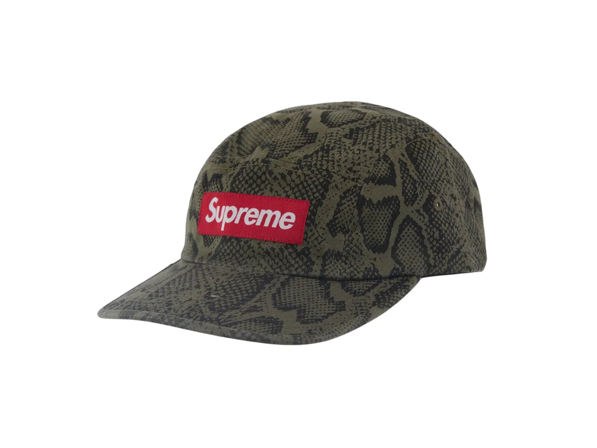 Washed Chino Twill Camp Cap Snake
