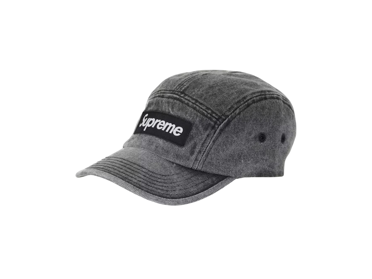 Denim Camp Cap Washed Black