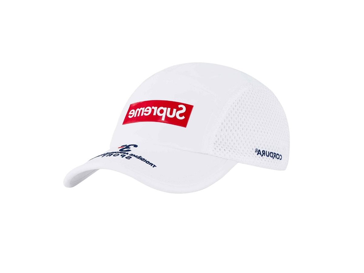 Mesh Side Panel Camp Cap White