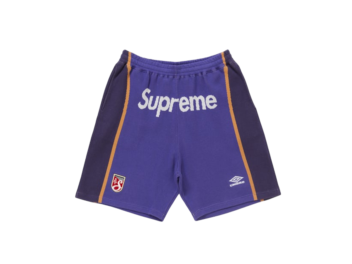 Supreme x Umbro Knit Soccer Short purple