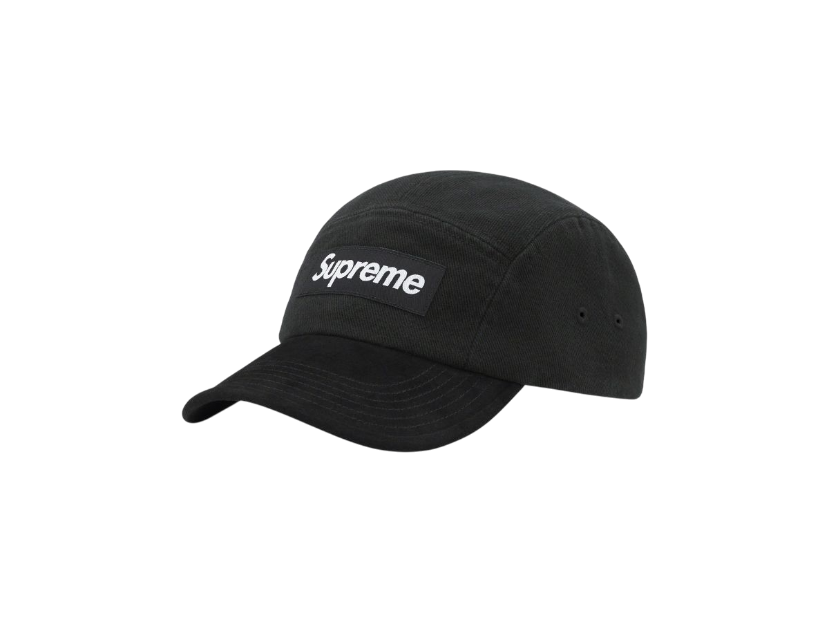 Suede Visor Camp Cap Black (SS23)