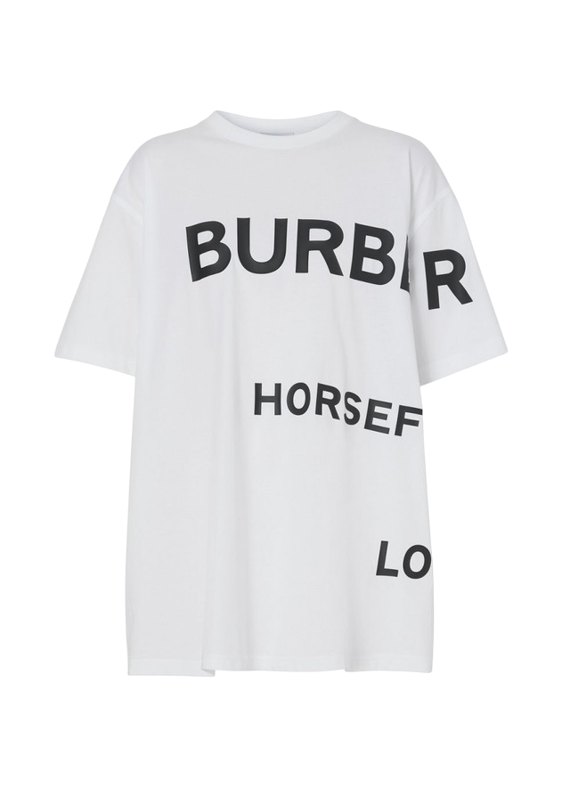 Horseferry Print Cotton Oversized T-Shirt