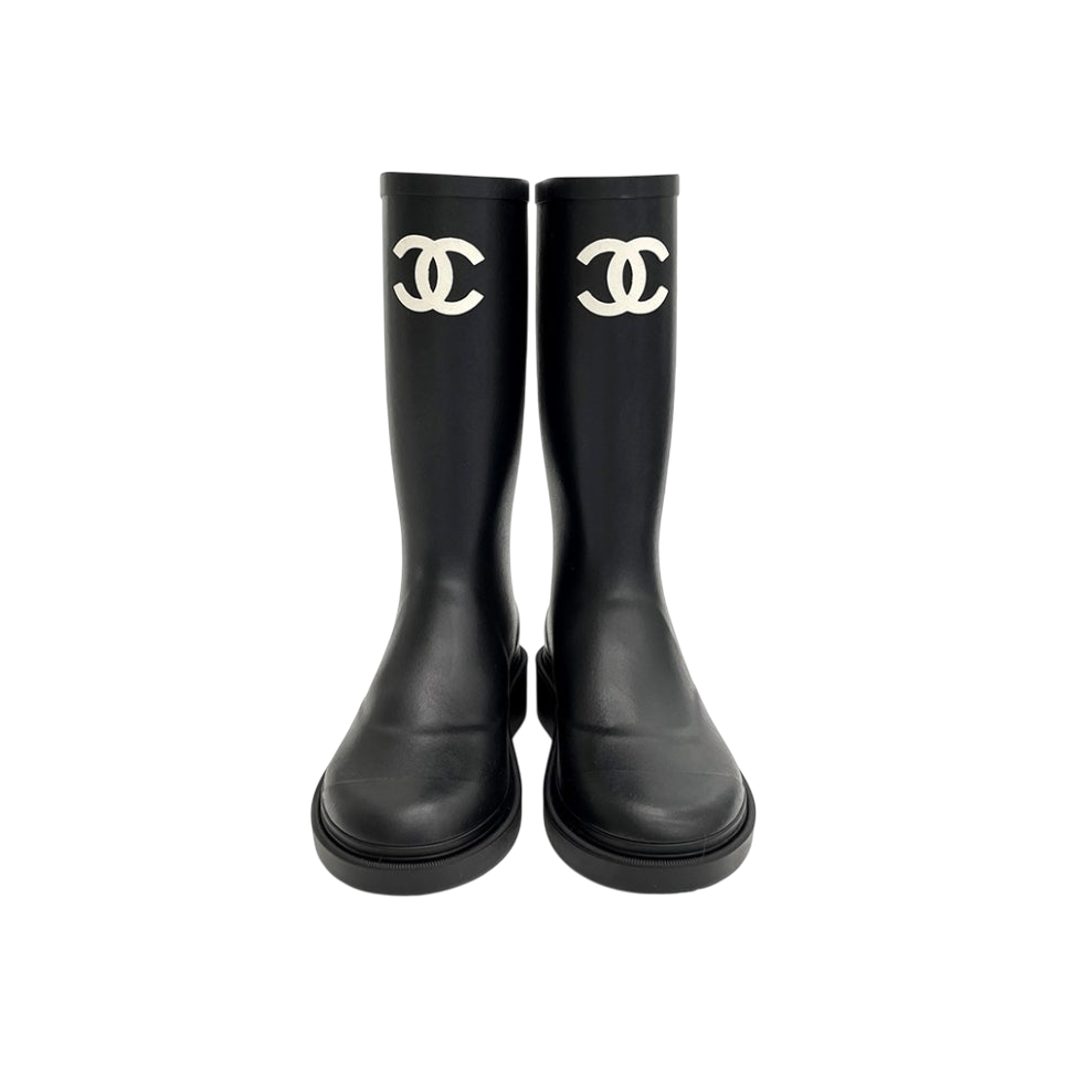 logo rain boots