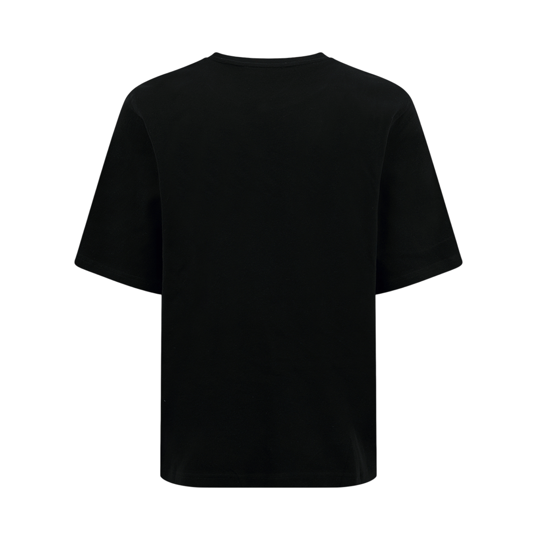 "H'Cheval" t-shirt with leather detail