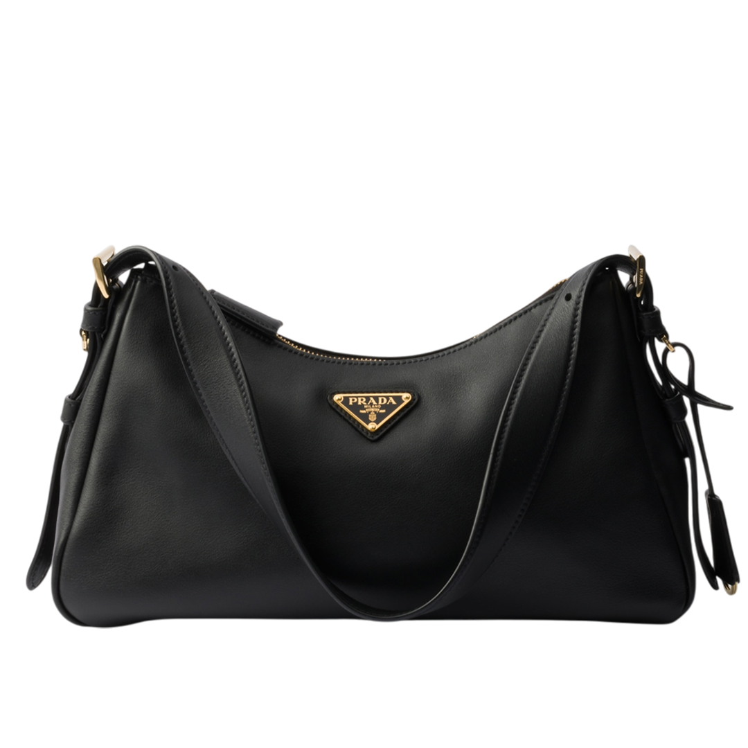 Aimée large leather shoulder bag
