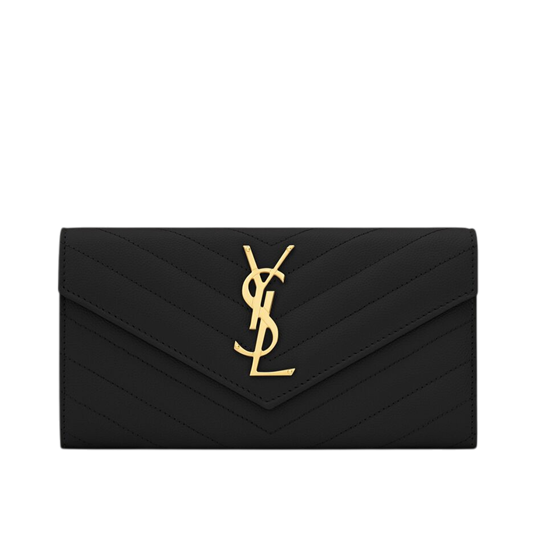 CASSANDRE MATELASSÉ LARGE FLAP WALLET