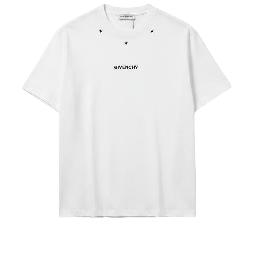 star-embroidered crew-neck T-shirt