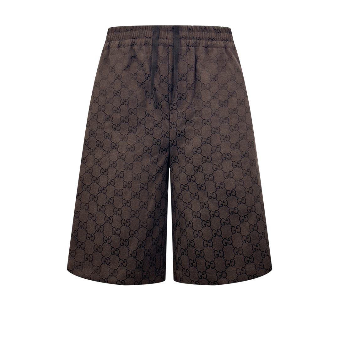 GG Canvas Linen Blend Bowling Pant