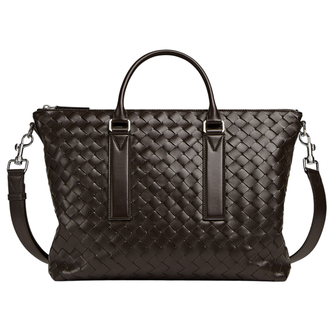 Intrecciato soft briefcase