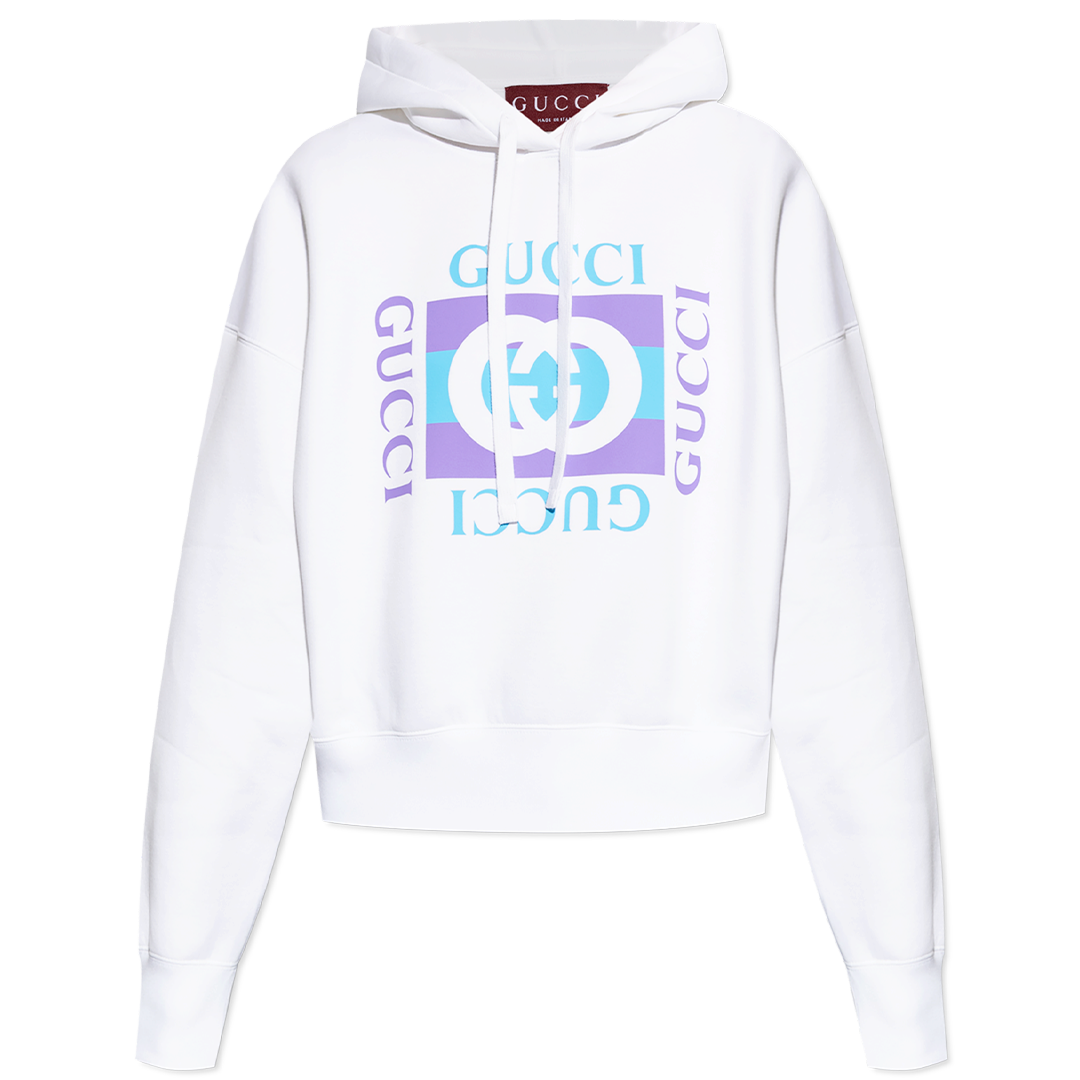 Sweatshirt with printed logo