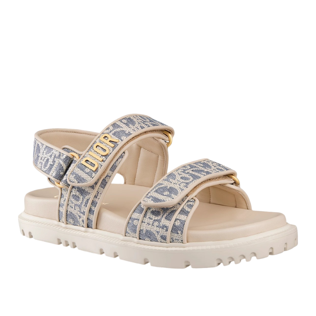 dioract sandal oblique chambray