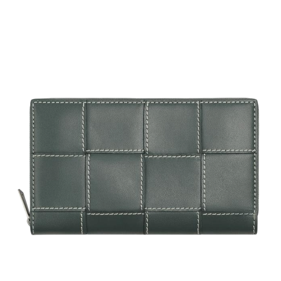 Intrecciato Zipper Wallet