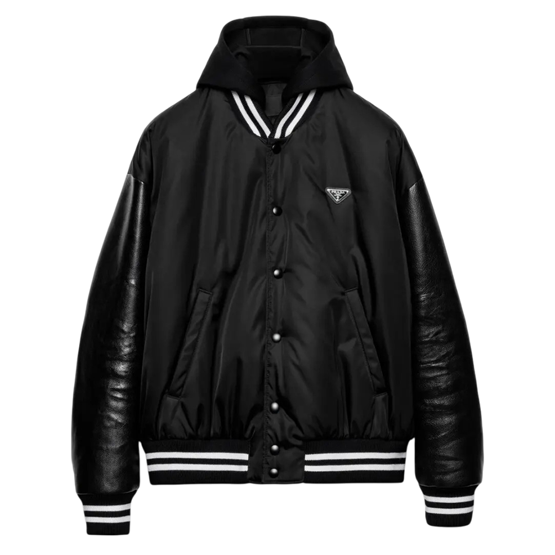 Oversized Re-Nylon Bomber Jacket