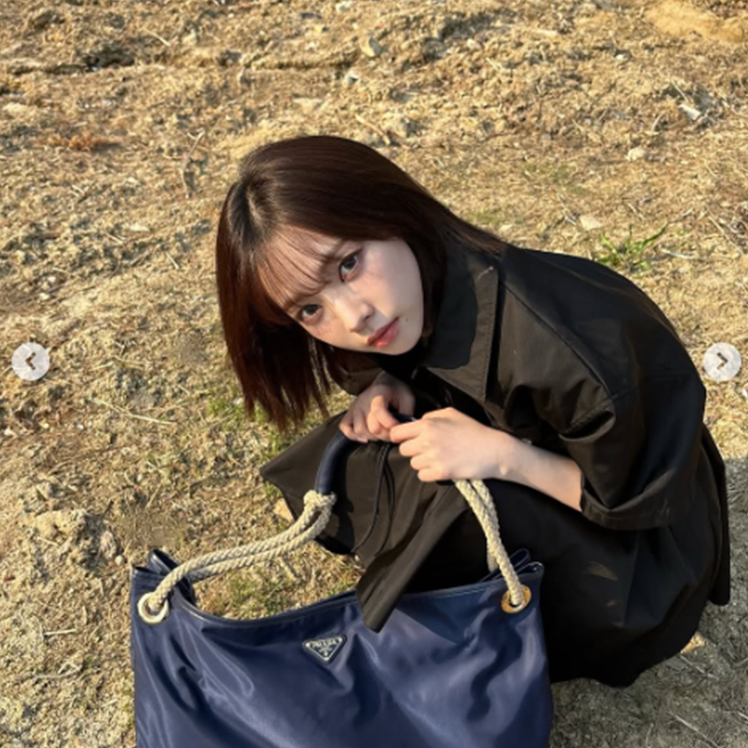 [Karina PICK] Prada Mariner Re-Nylon Large Shoulder Bag Baltic Blue 1BC244