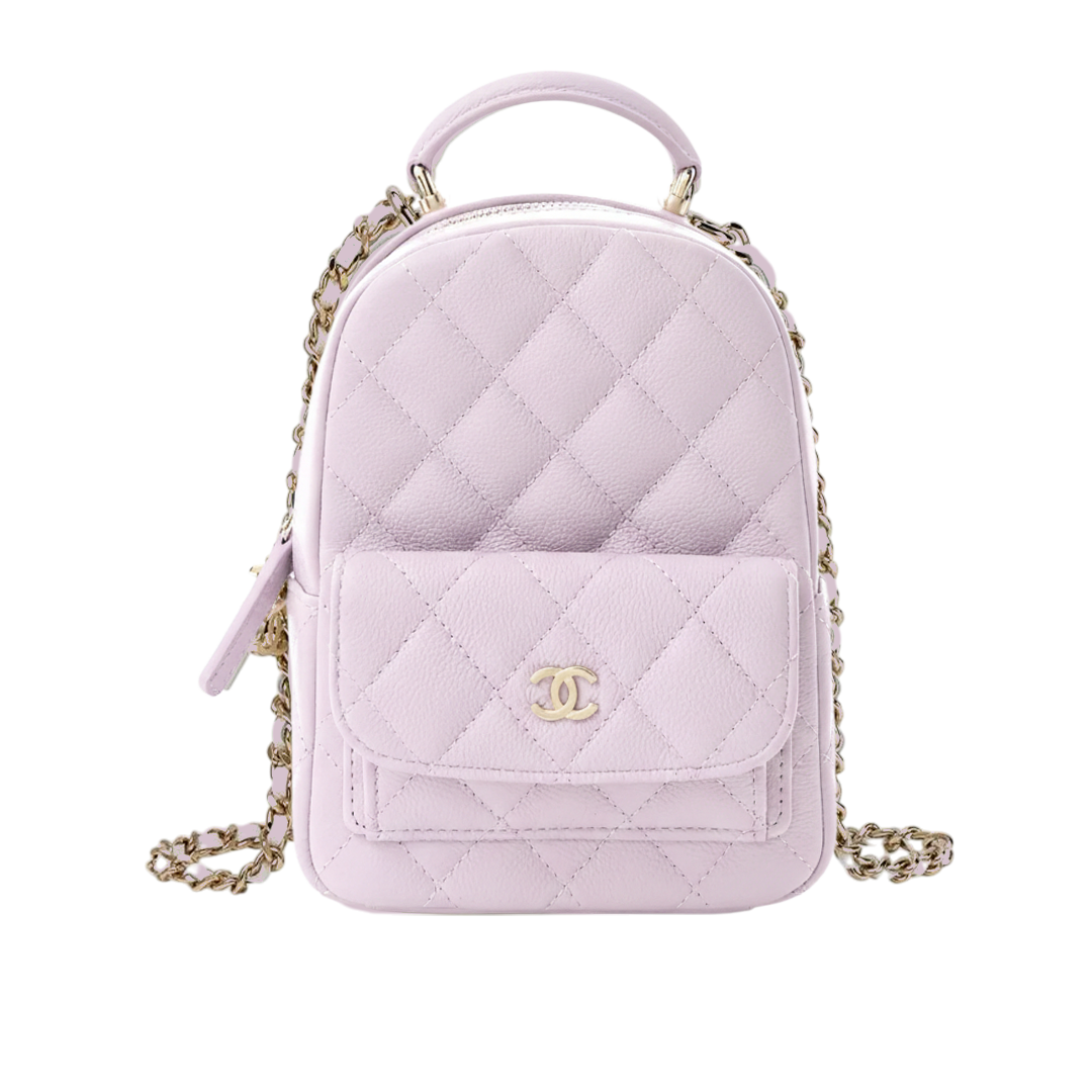 Caviar Quilted CC Mini Classic Backpack