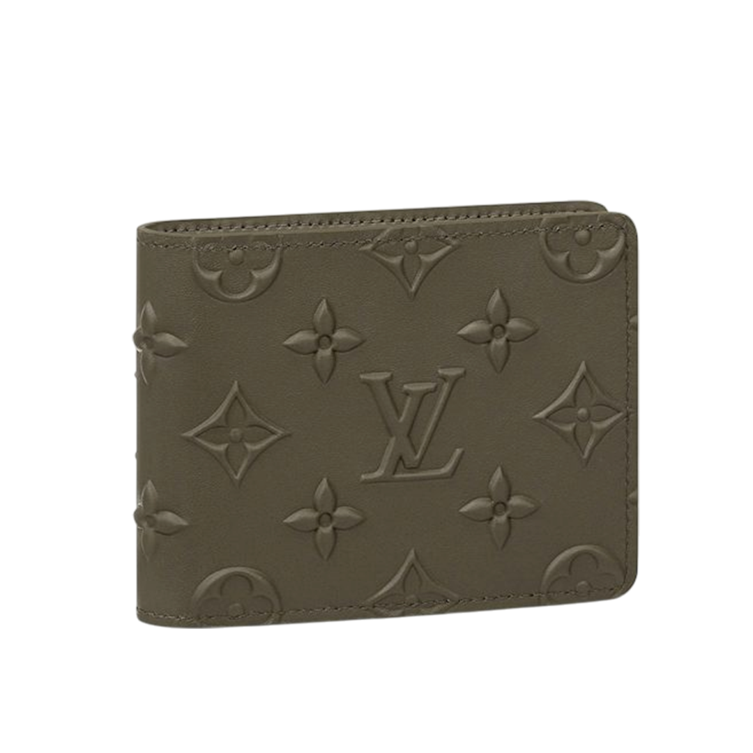 Monogram Seal Khaki Louis Vuitton Slender Wallet