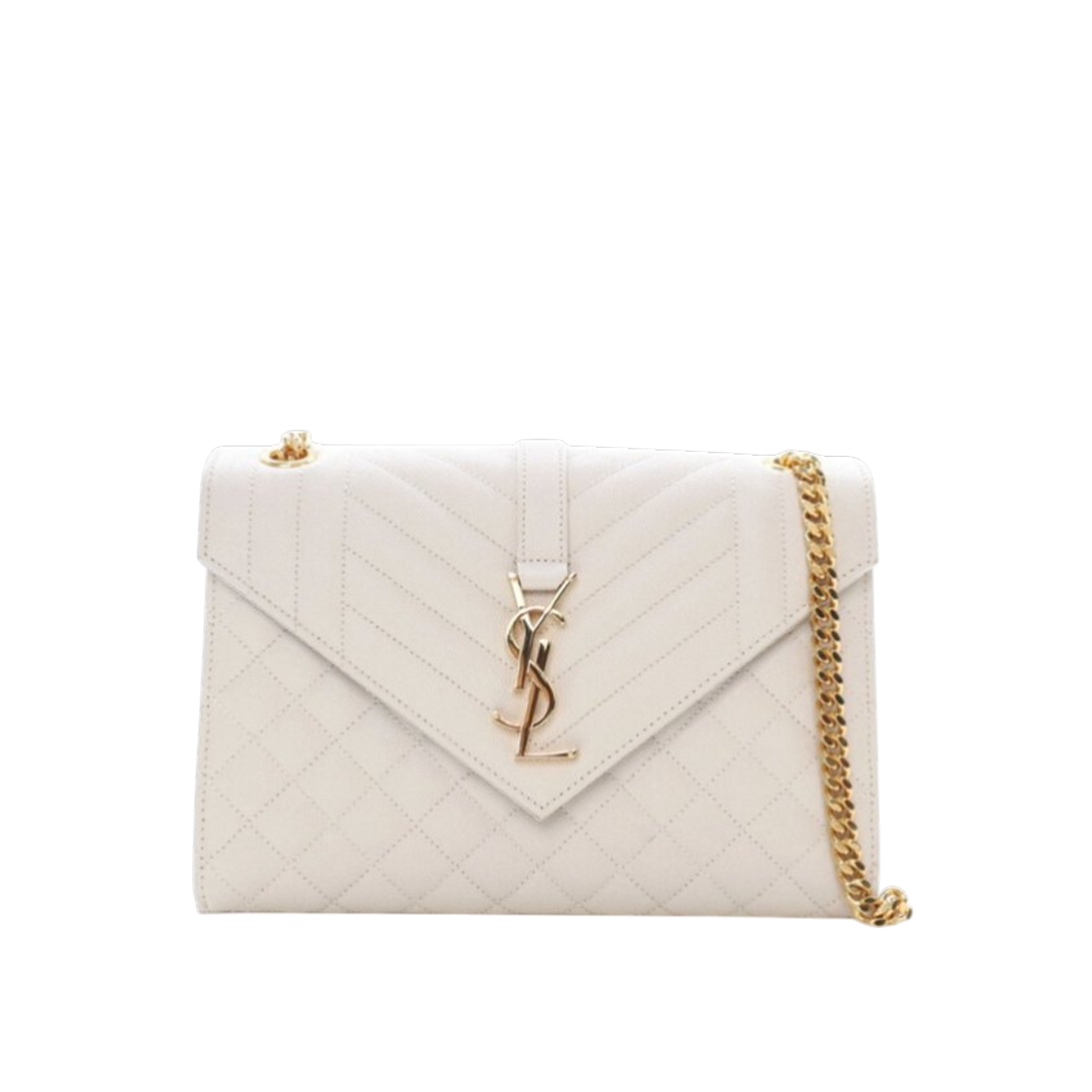 Medium Grained Calfskin Envelope Flap Bag