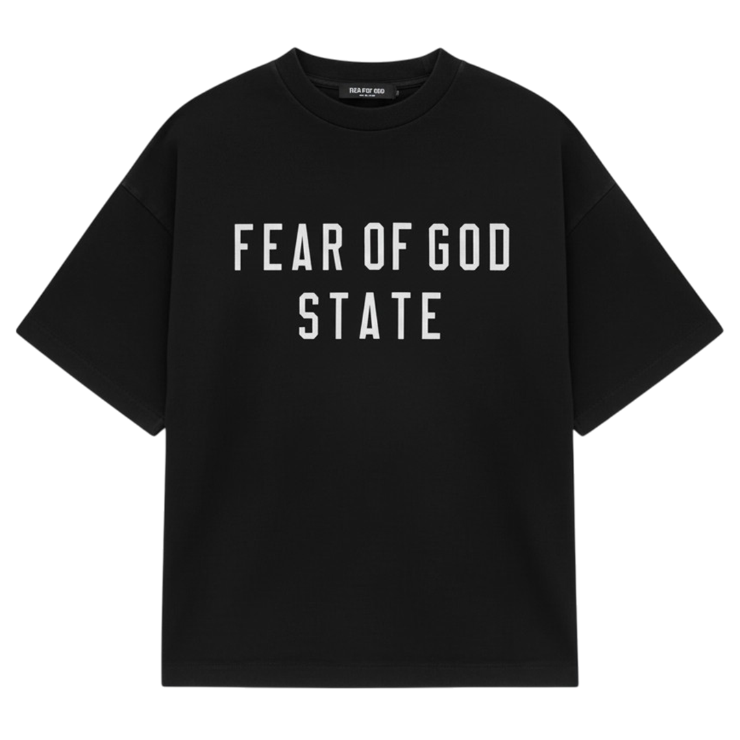 Essentials Heavy Crewneck Tee Black (FW24)