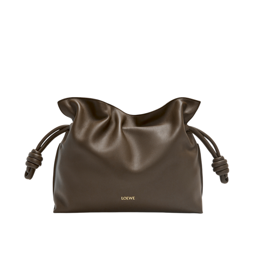 Medium Flamenco clutch in nappa calfskin