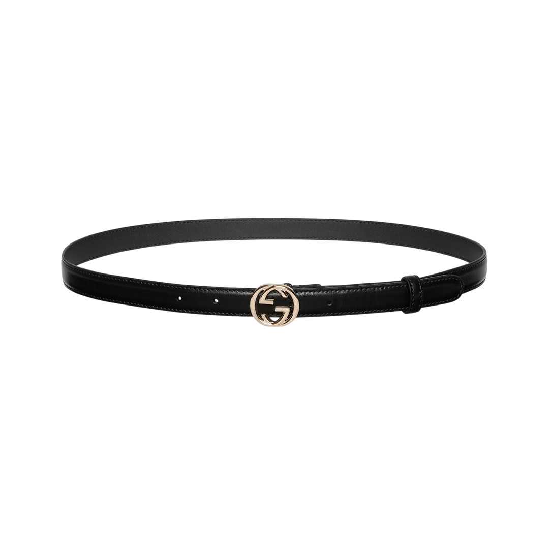 Belt with Interlocking G buckle