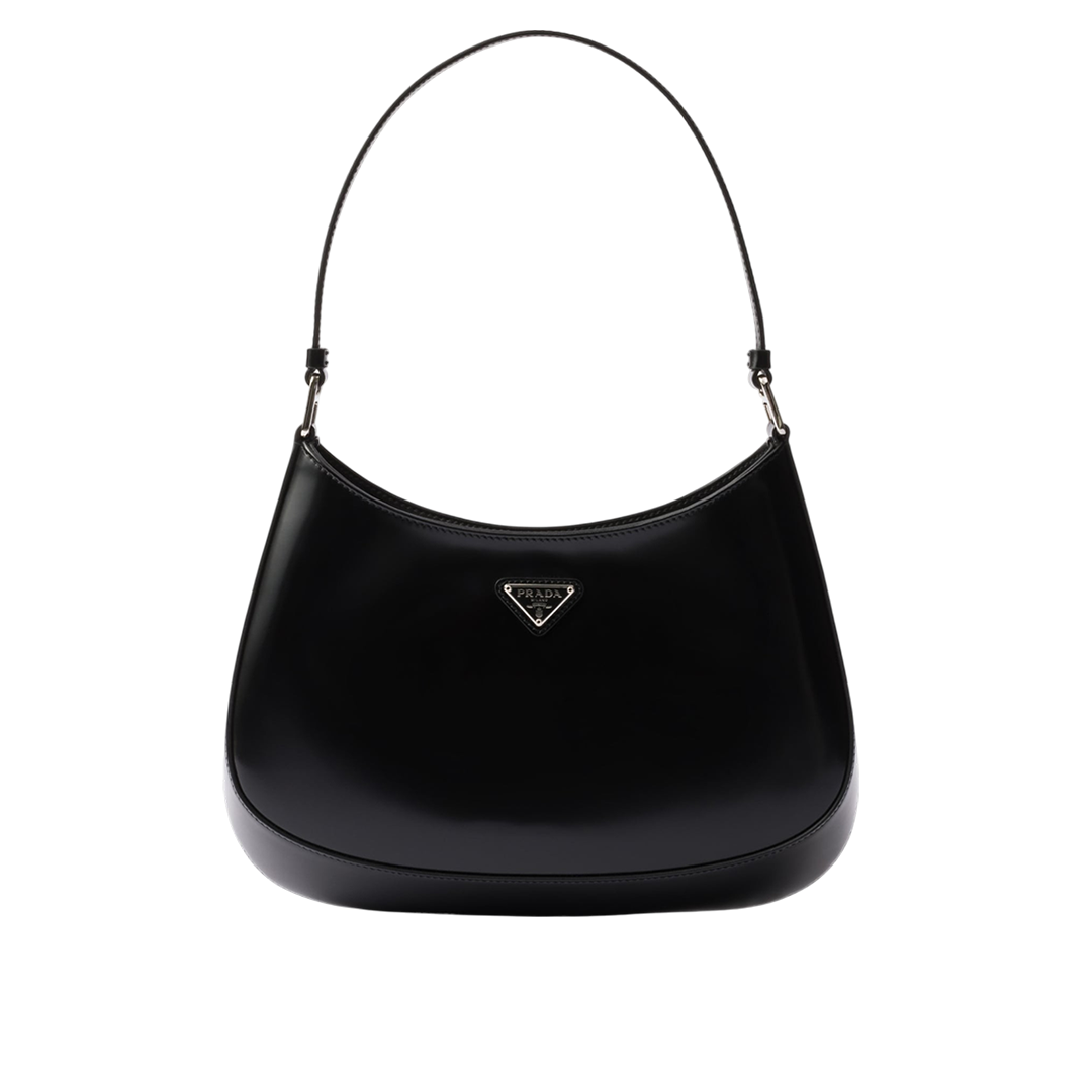 Cleo brushed leather shoulder bag
