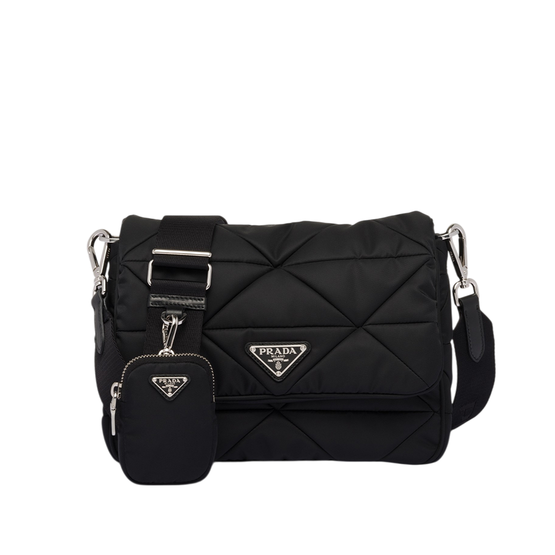 Padded Re-Nylon shoulder bag